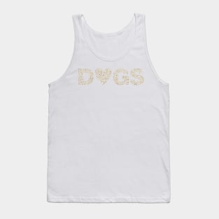 Dog Lover - Love Dogs Heart Design Tank Top